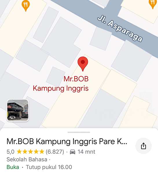 maps mr bob kampung inggris mei 2024
