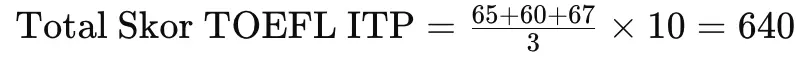 Cara Menghitung Skor TOEFL ITP dengan Mudah - Mr.BOB Kampung Inggris Menghitung skor toefl itp 3 - Mr.BOB Kampung Inggris